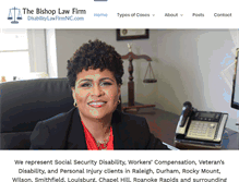 Tablet Screenshot of disabilitylawfirmnc.com